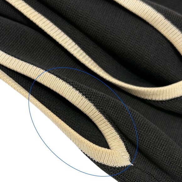 CHANEL Vintage 96C CC Mark Long One-piece Dress #40 Black [106478] - Picture 13 of 14